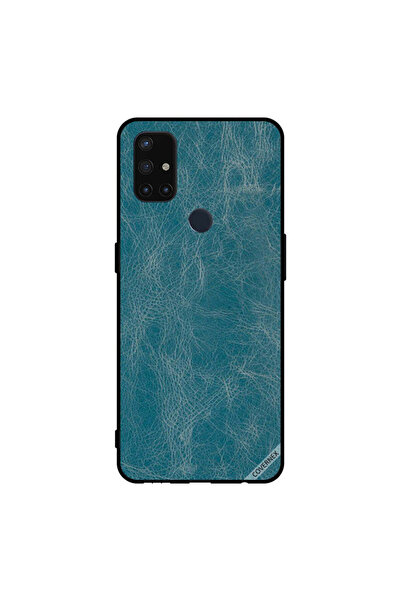 Covernex غطاء حماية لهاتف Oneplus Nord N10 5G بنمط جلدي أزرق