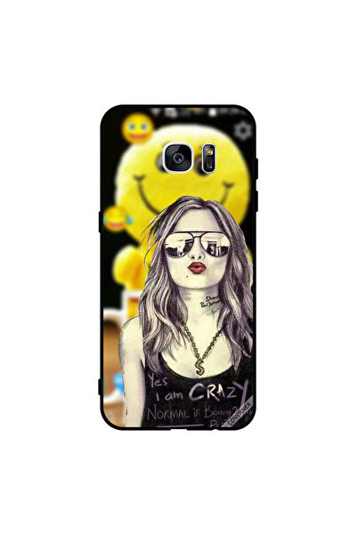 Covernex غطاء حماية لهاتف سامسونج جالاكسي إس 7 إيدج نعم أنا مجنون، العادي ممل