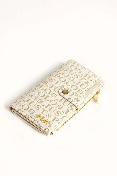 Just Polo JP Original Just Polo Coin Zipper Vertical Multi-Compartment Women's Wallet Hand Portfolio 19*10 cm 09 Cream