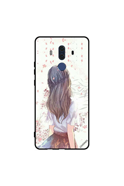 Covernex غطاء حماية لهاتف هواوي ميت 10 برو - فتاة لطيفة في تفكير عميق