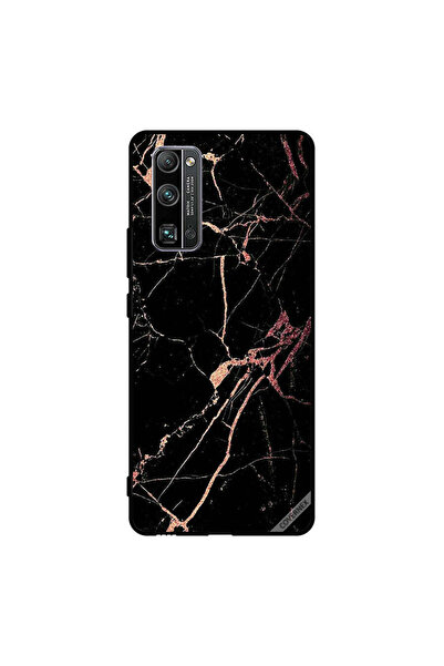Covernex غطاء حماية لهاتف Honor 30 Pro+ بنمط رخامي أسود