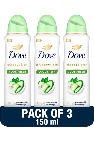 Dove Advanced Care, Antiperspirant Deodorant Spray, Cool Fresh, 72H Sweat & Odor Protection & Moistu