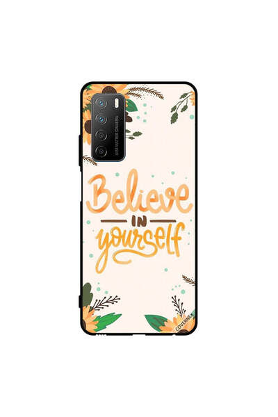 Covernex غطاء حماية لهاتف Honor Play 4 - Believe In Yourself - زهور الشمس