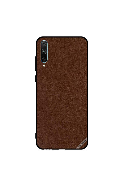 Covernex غطاء حماية لهاتف Honor 30i بنمط جلدي بني داكن