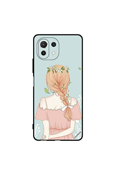 Covernex غطاء حماية لهاتف شاومي مي 11 لايت بفتاة واقفة بمظهر لطيف