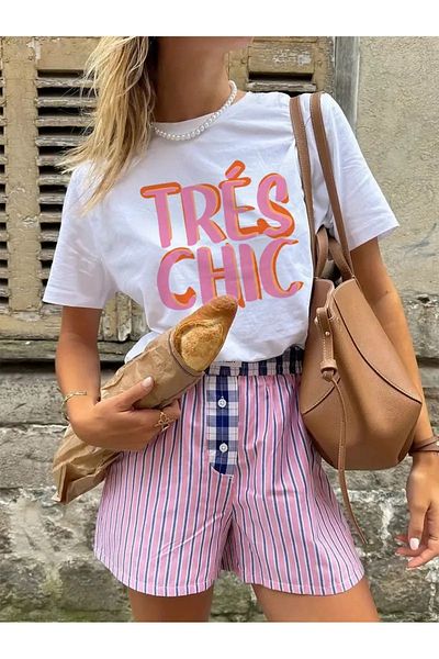 Touz Moda Tres Chic Unisex Oversize T-Shirt