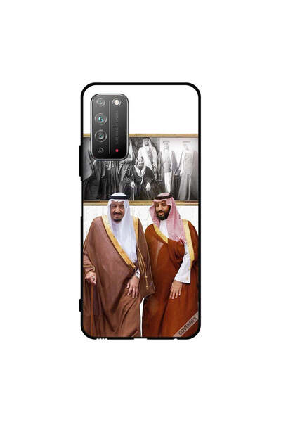 Covernex غطاء حماية لهاتف Honor X10 5G الملك سلمان ومحمد بن سلمان يتحدثان أثن...