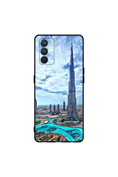 Covernex Protective Case Cover For Oppo K9 Pro Burj Khalif Touching Clouds