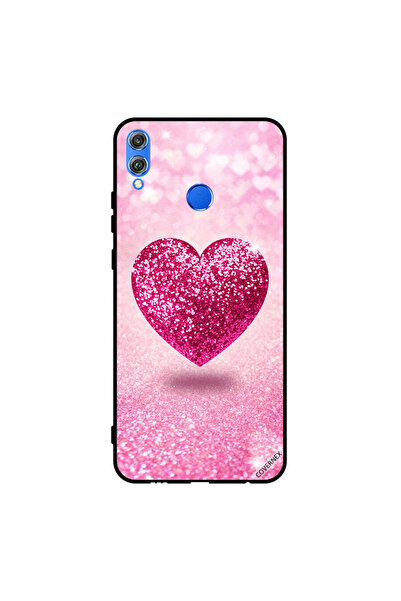 Covernex غطاء حماية لهاتف Honor 8X - قلب وردي لامع