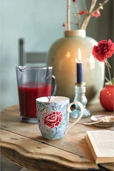 Pip Studio Cana 450 ml FlowerFestivalBlue