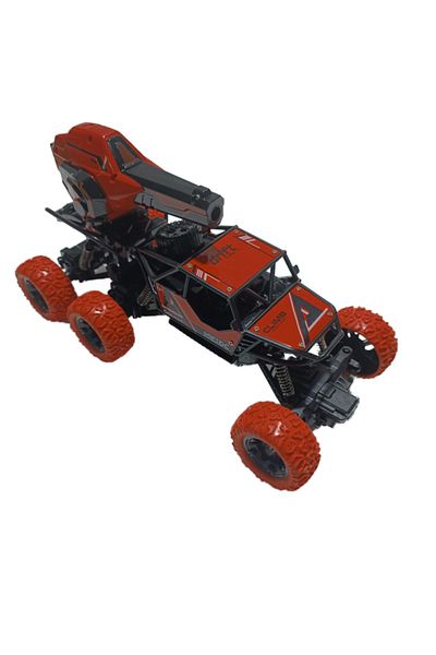 dalimag Remote-Control Car, Rotating Truck Model, USB Cable, Cannon, Red