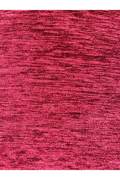 HHKARTS Red Chenille Plain 4-Piece Throw Pillow Cover 40X40