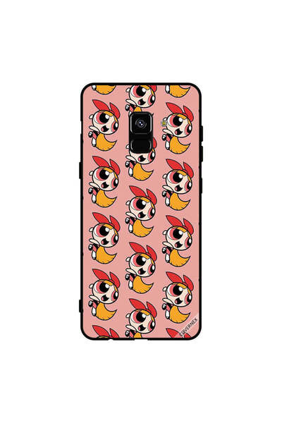 Covernex غطاء حماية لهاتف سامسونج جالاكسي A8+ (2018) ميكي لطيف باللون الوردي