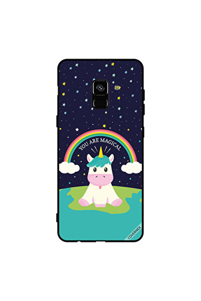 Covernex غطاء حماية لهاتف سامسونج جالاكسي A8+ (2018) بتصميم وحيد القرن السحري