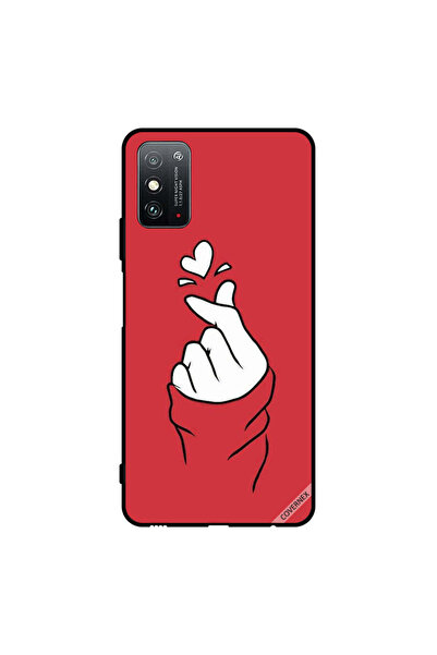 Covernex غطاء حماية لهاتف Honor X10 Max 5G Snap Love أحمر