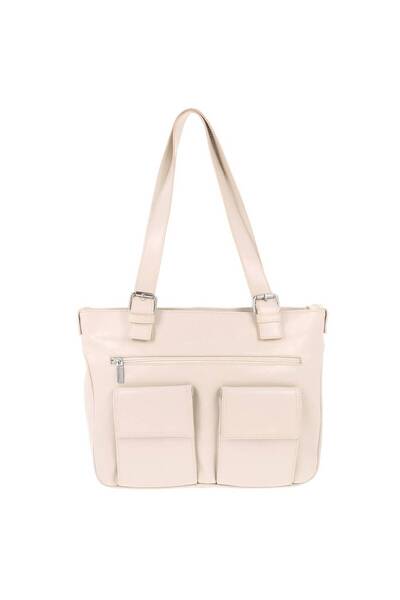 Magazinul de genti Geanta de dama, din piele naturala, model 015, Bej