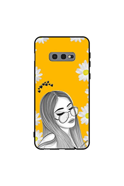 Covernex غطاء حماية لهاتف سامسونج جالاكسي S10e - فتاة تحب خيالات النظارات