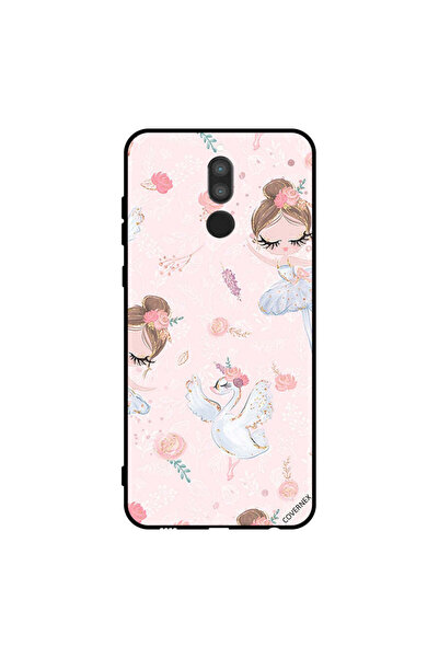 Covernex غطاء حماية لهاتف هواوي ميت 10 لايت - فتاة وزهور