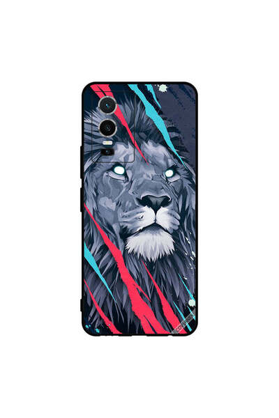 Covernex غطاء حماية لهاتف vivo Y76 5G برسومات الأسد الملك