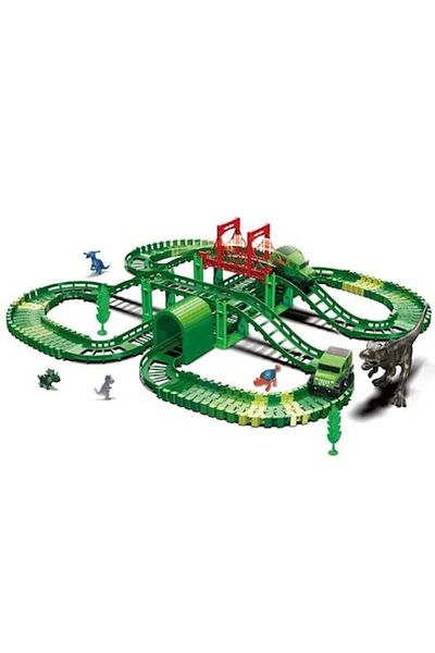 dalimag Interactive construction toy with electric cars and race track, 60 X 53 X 14 cm