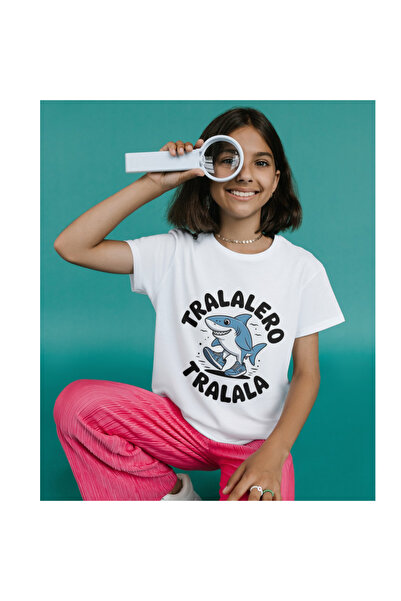 ALPŞAN TİCARET Μπλουζάκι Tralalero Tralala Παιδικό μπλουζάκι Tralalero Tralal...