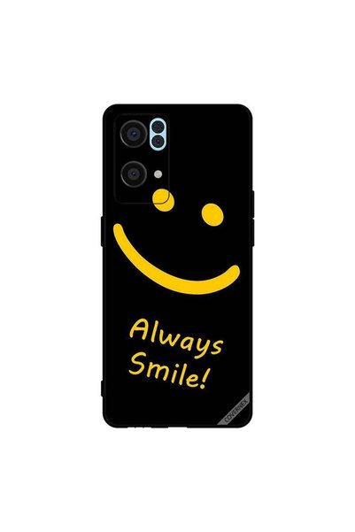 Covernex غطاء حماية لهاتف Oppo Reno7 Pro 5G - ابتسامة دائمة - أصفر