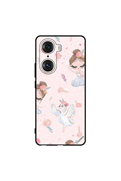 Covernex غطاء حماية لهاتف Honor 60 Pro - فتاة وزهور