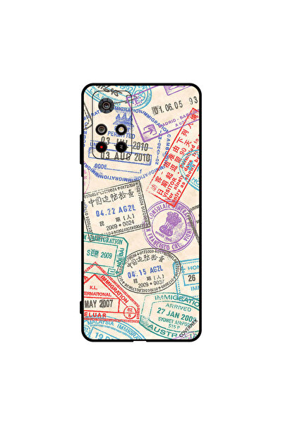 Covernex غطاء حماية لهاتف Poco M4 Pro بطبعة طوابع السفر