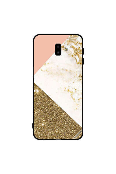 Covernex غطاء حماية لهاتف سامسونج جالاكسي J6+ بنمط لامع ذهبي وغير لامع