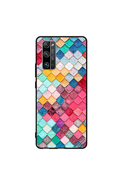 Covernex غطاء حماية لهاتف Honor 30 Pro+ بنمط مربع ماسي