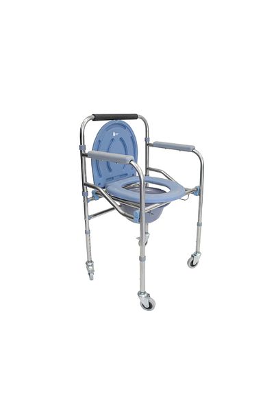 Stutenham FZE Commode Chair With Wheel