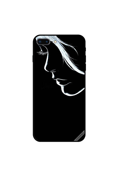 Covernex غطاء حماية لجهاز iPhone 7 Plus بقناع فتاة حزينة لطيفة