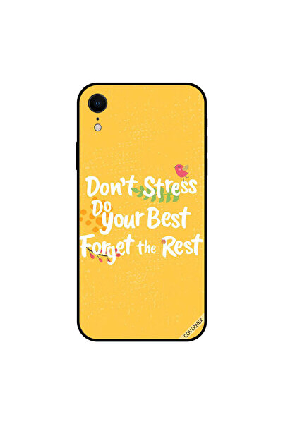 Covernex غطاء حماية لجهاز iPhone XR لا تقلق، ابذل قصارى جهدك