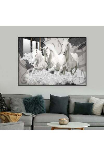 4gdran لوحة جدارية خشبية فاخرة مع برواز اسود و طبقة من الاكرليك الشفاف