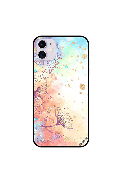 Covernex غطاء حماية لجهاز iPhone 11 بنقشة زهور ذهبية