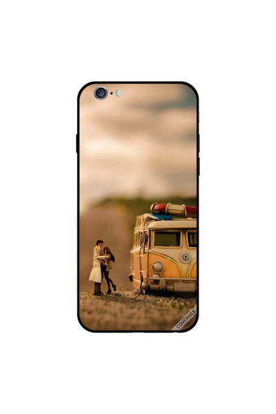 Covernex غطاء حماية لهاتف iPhone 6s Plus بتصميم حافلة وزوجين عتيقين