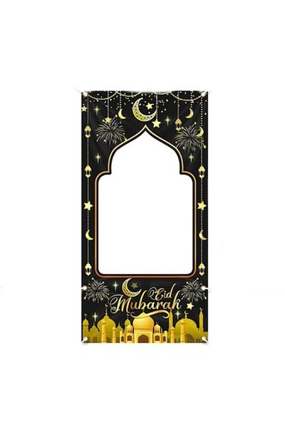 OEM Banner pentru cabină foto, cu fundal musulman, Ramadan, material textil mare, 180X190 cm