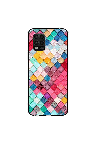 Covernex غطاء حماية لهاتف شاومي مي 10 لايت 5G بنمط مربع ماسي