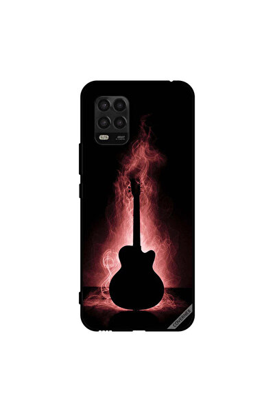 Covernex غطاء حماية لهاتف شاومي مي 10 لايت 5G بتصميم انعكاس جيتار في الظلام