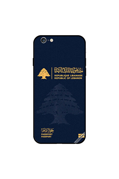 Covernex غطاء حماية لجهاز iPhone 6s بطبعة جواز سفر لبناني