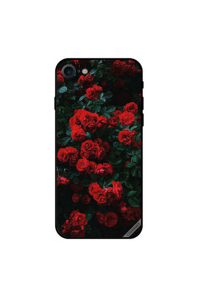Covernex غطاء حماية لجهاز iPhone 8 بطبعة حديقة الورود الحمراء