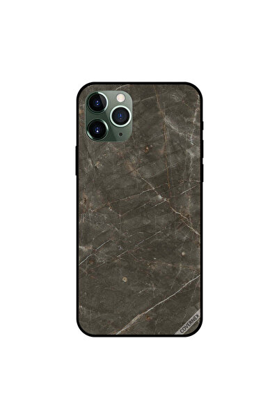 Covernex غطاء حماية لجهاز iPhone 11 Pro Max بنمط رخامي بني داكن