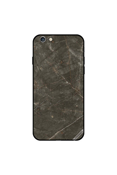 Covernex غطاء حماية لجهاز iPhone 6 بنمط رخامي بني داكن
