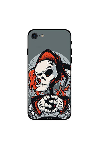 Covernex غطاء حماية لجهاز iPhone 8 بشعار Skull Man Is Serious