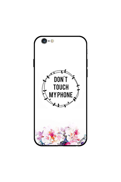 Covernex غطاء حماية لجهاز iPhone 6 Plus مطبوع عليه عبارة "لا تلمس هاتفي"