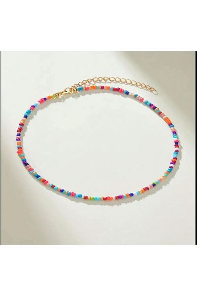 Stoneday Plating Apparatus Medium Size Sand Bead Summer Necklace