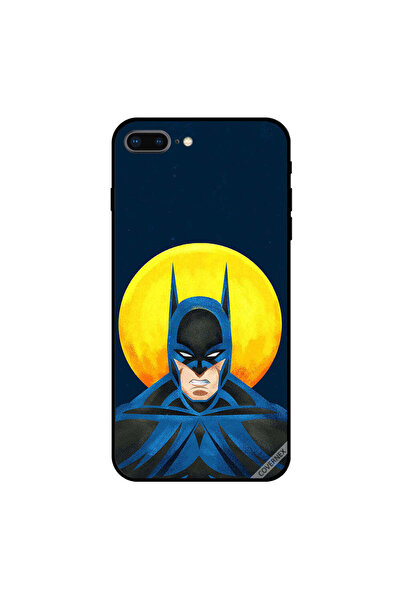 Covernex غطاء حماية لهاتف iPhone 7 Plus بتصميم باتمان أمام القمر الأصفر