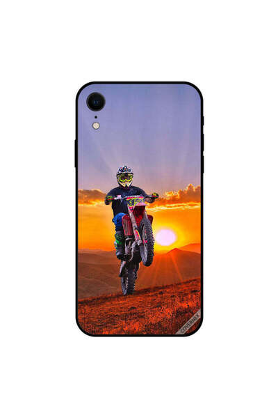 Covernex غطاء حماية لهاتف iPhone XR بتصميم دراجات نارية وشمس