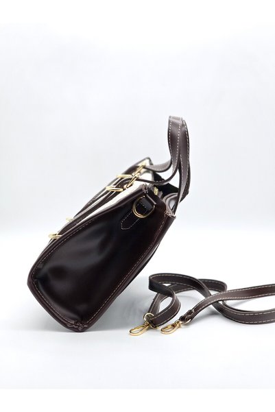 KOÇAK ÇANTA Women's Two Handle Linen Cross Hand and Shoulder Bag