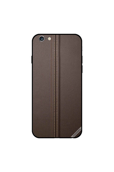 Covernex غطاء حماية لجهاز iPhone 6s Plus من الجلد البني المتوسط